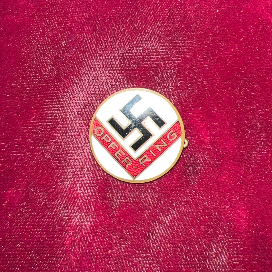 Nazi Germany, N.S.D.A.P. party badge, scarce type, marked reverse
