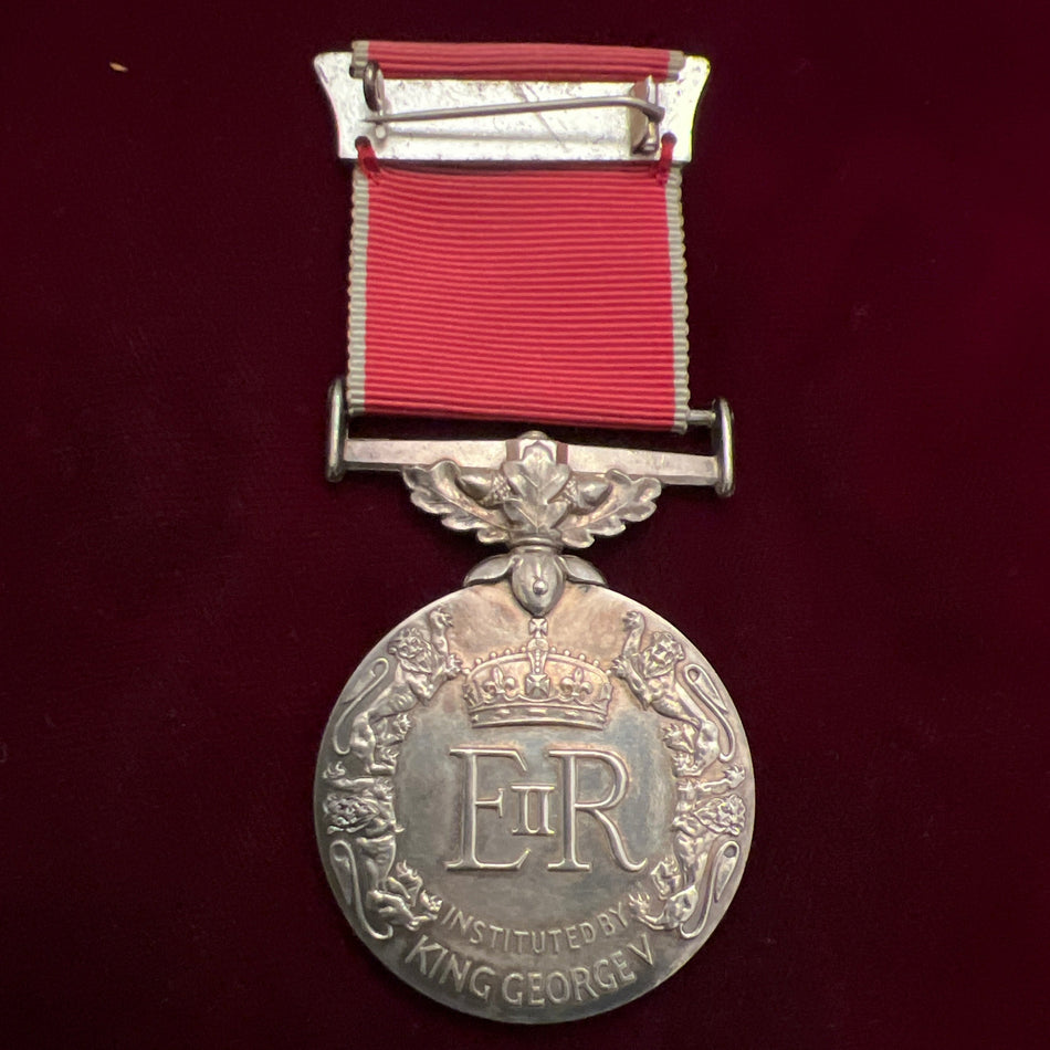 British Empire Medal to Frederick Barnes, Senior Paper-keeper, H.M. Treasury, West Kensington, London Gazette 1st January 1955