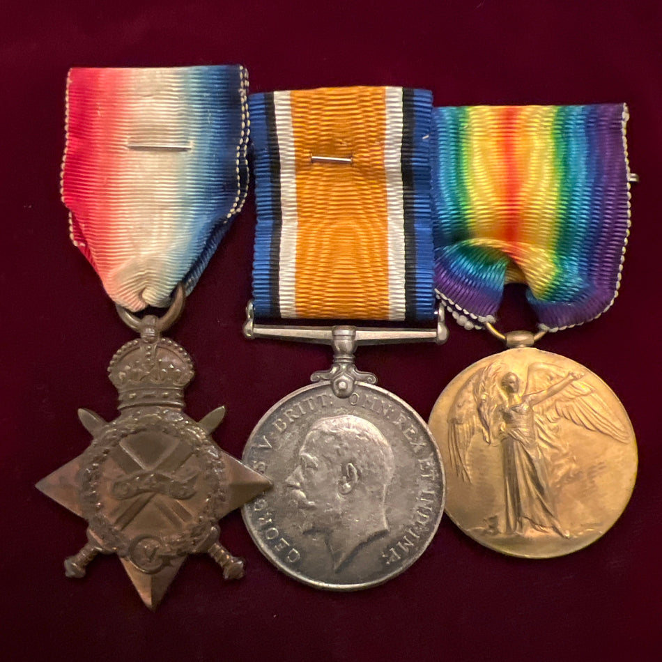 WWI trio to 490 Sergeant J. H. Moody, Essex Yeomanry