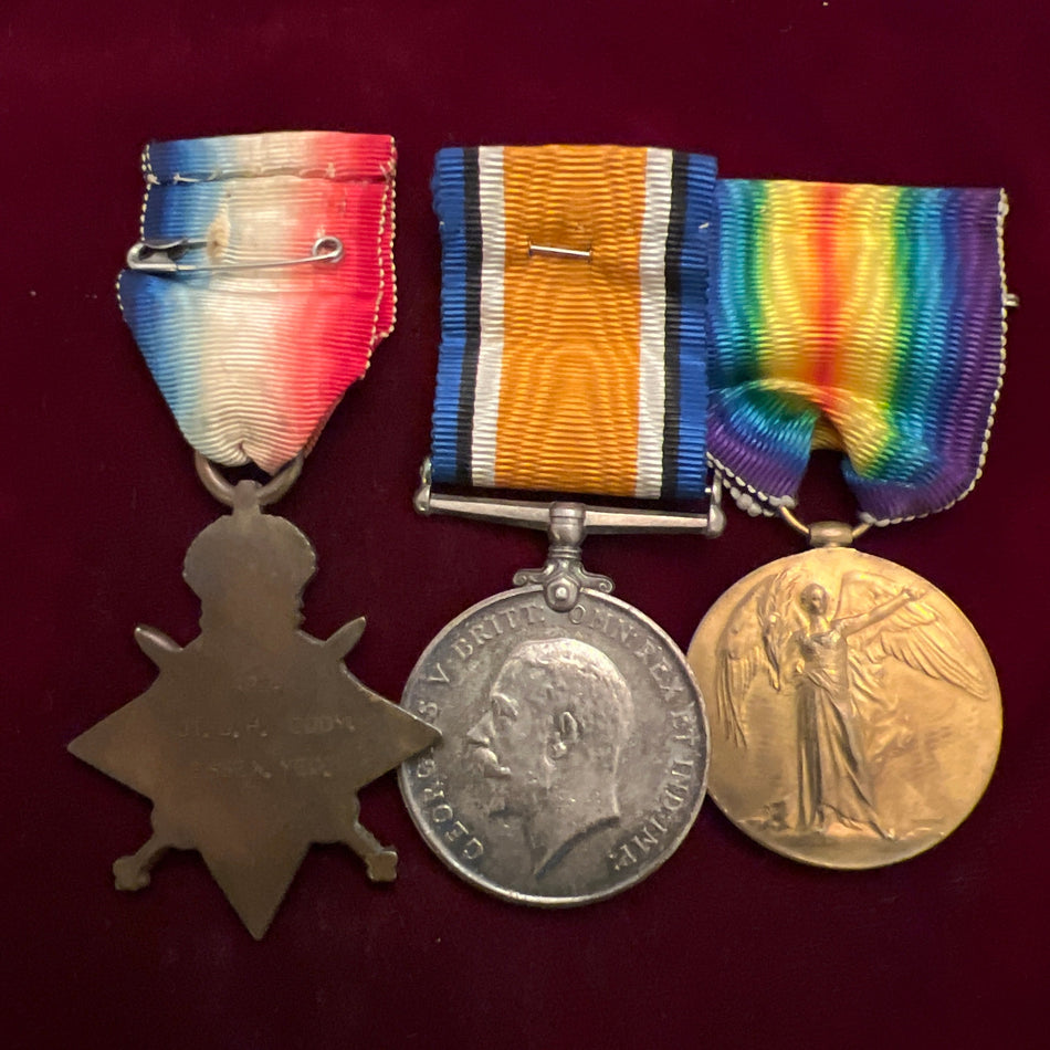 WWI trio to 490 Sergeant J. H. Moody, Essex Yeomanry