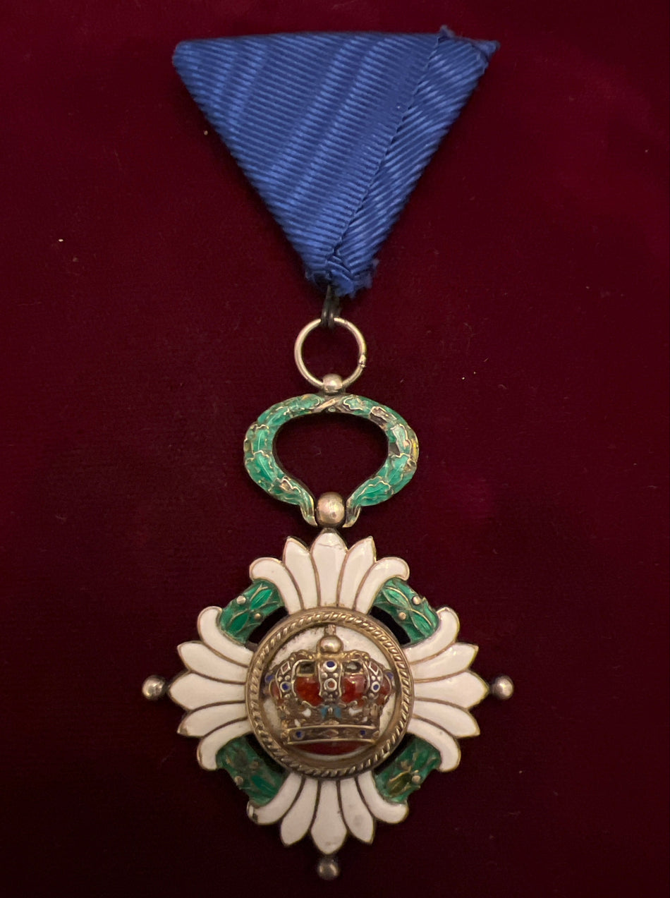Yugoslavia, Order of the Crown, knights badge, 1929-44