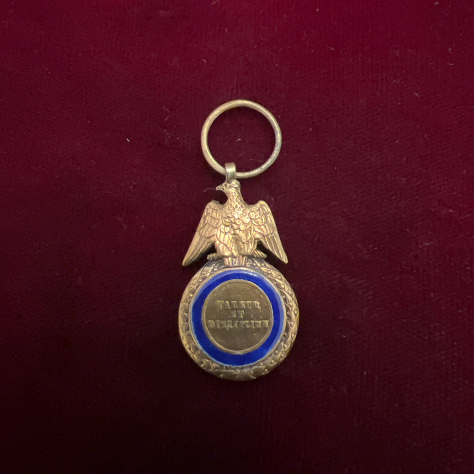 France, miniature Military Medal, Second Empire type with Napoleon III portrait (1852-1870), of excellent quality