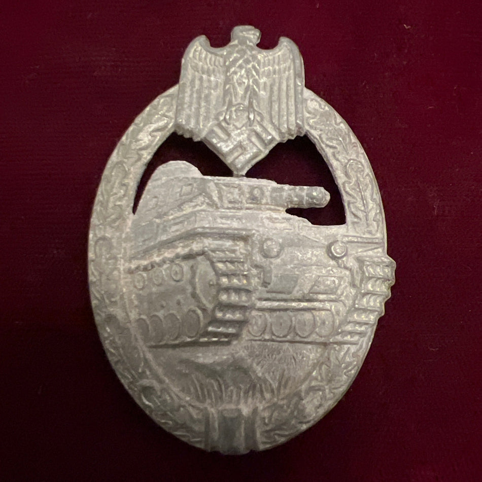 Nazi Germany, Tank Badge, late-war, unmarked, a good example of type
