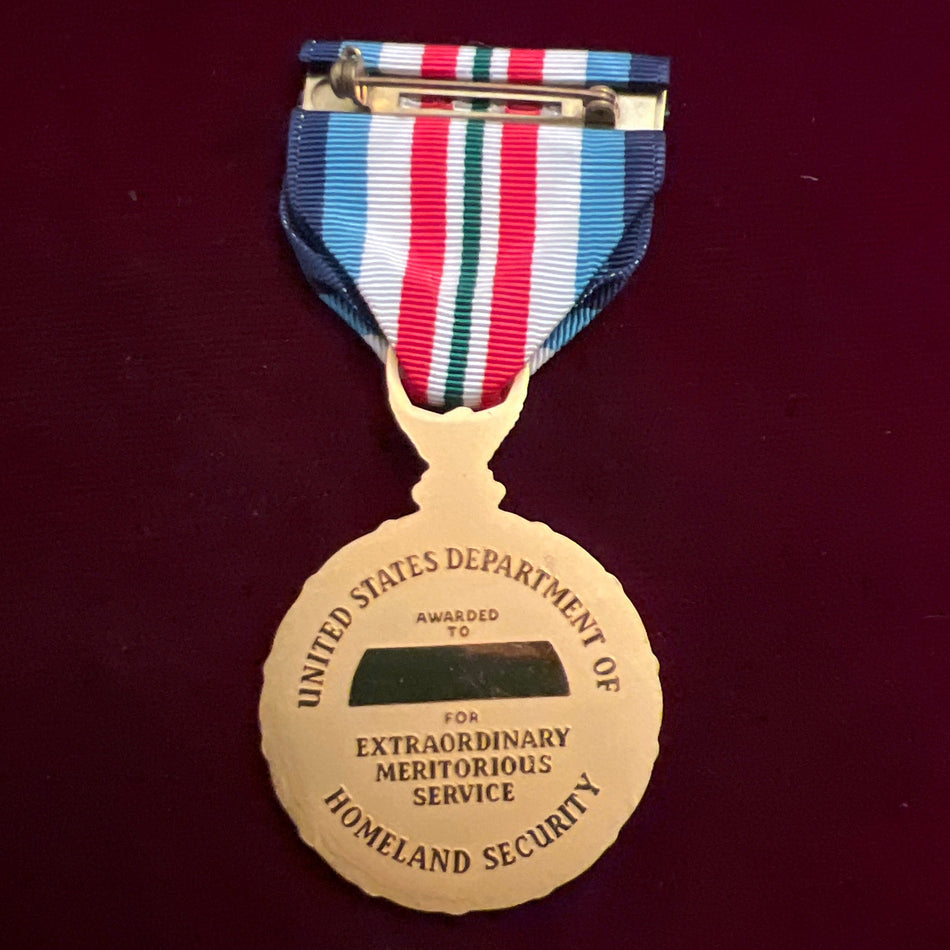 USA, Department of Homeland Security, for Extraordinary Meritorious Service, new medal, scarce