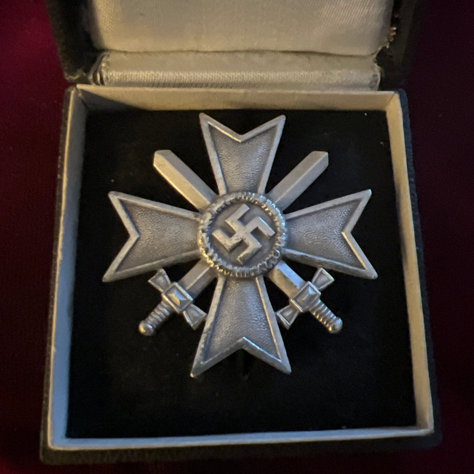 Nazi Germany, War Merit Cross, 1st class with swords, maker marked number 25, a good example of type