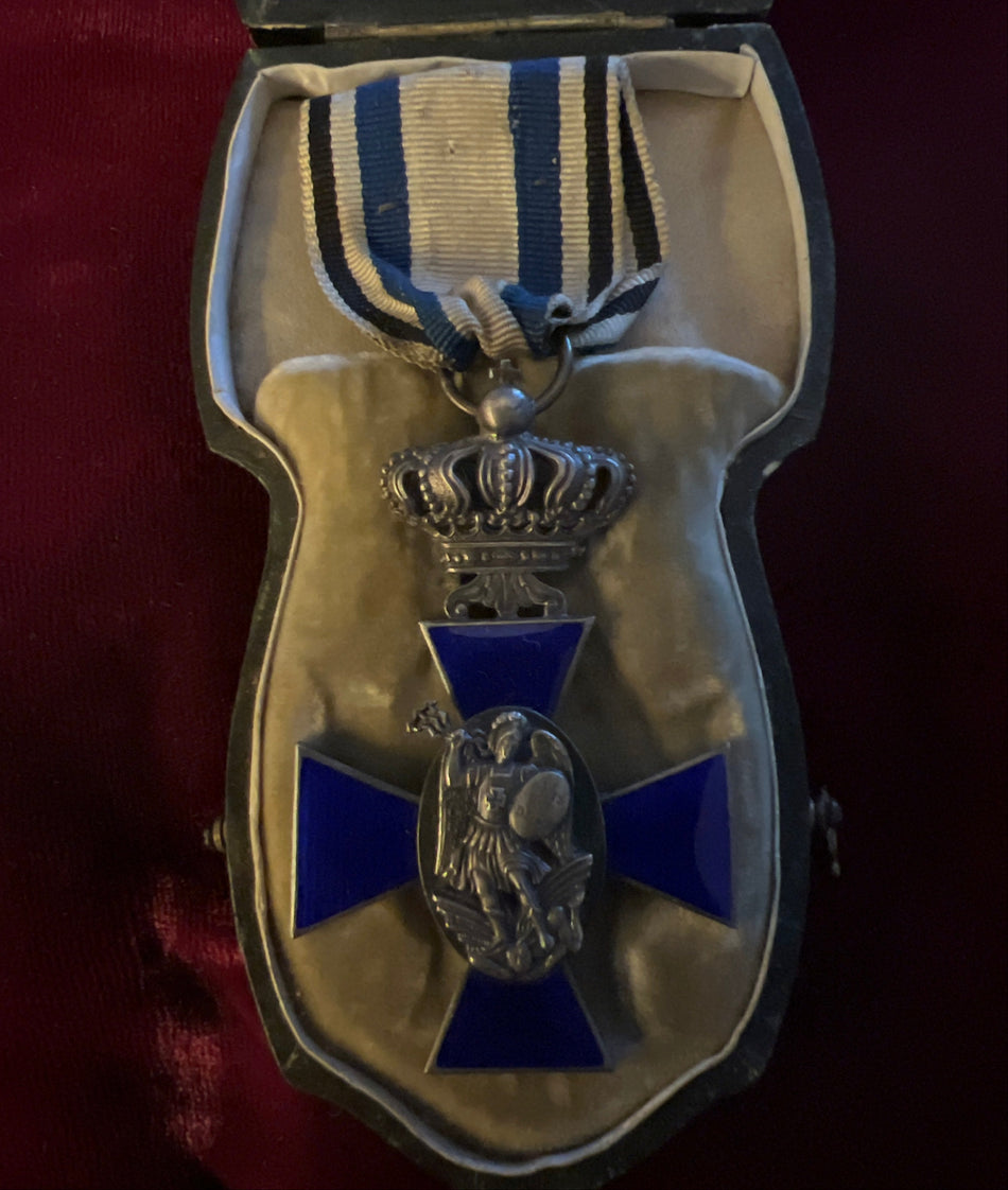 Germany, Bavaria Imperial Order of Saint Micheal, knights badge, in original case, a good example of type