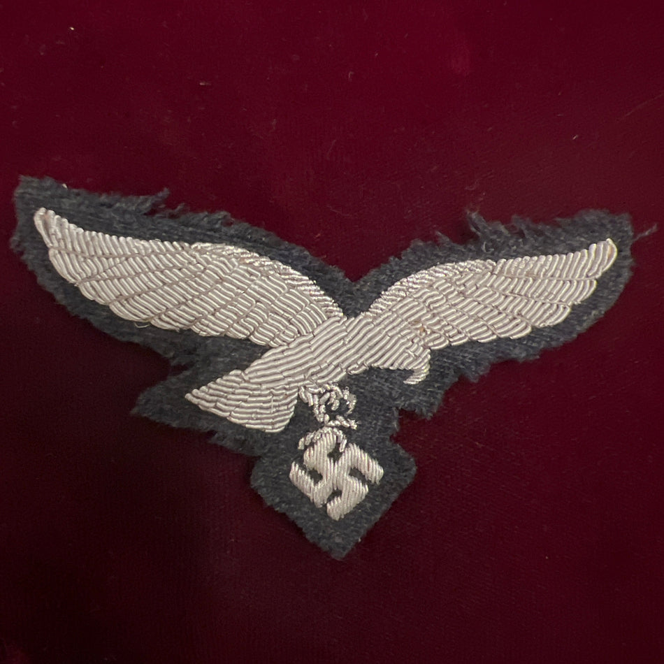 Nazi Germany, Luftwaffe Uniform Eagle, officer, removed from tunic, excellent example of type
