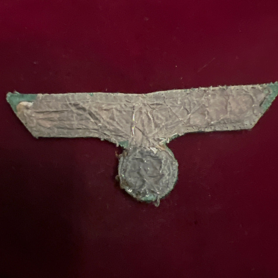 Nazi Germany, army uniform eagle, officer, some wear, a good example of type