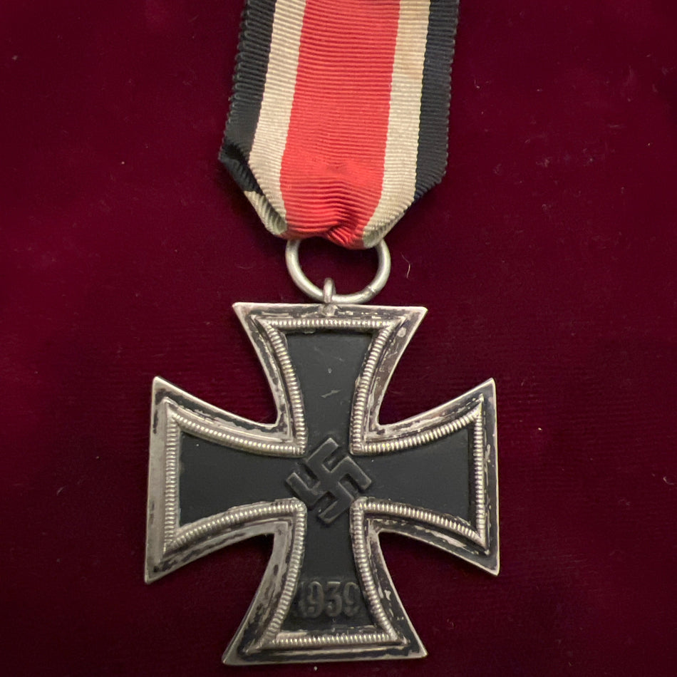 Nazi Germany, Iron Cross, maker marked number 55, a good example of type, some wear