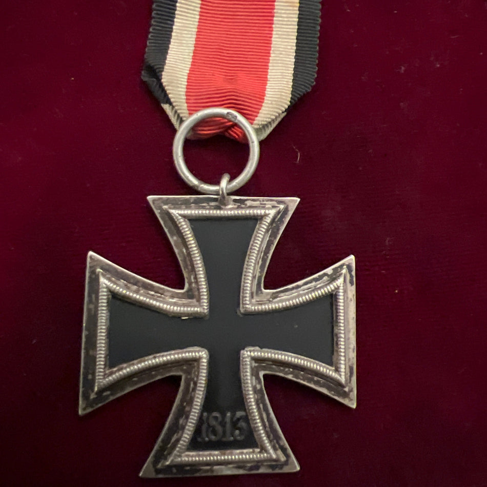Nazi Germany, Iron Cross, maker marked number 55, a good example of type, some wear