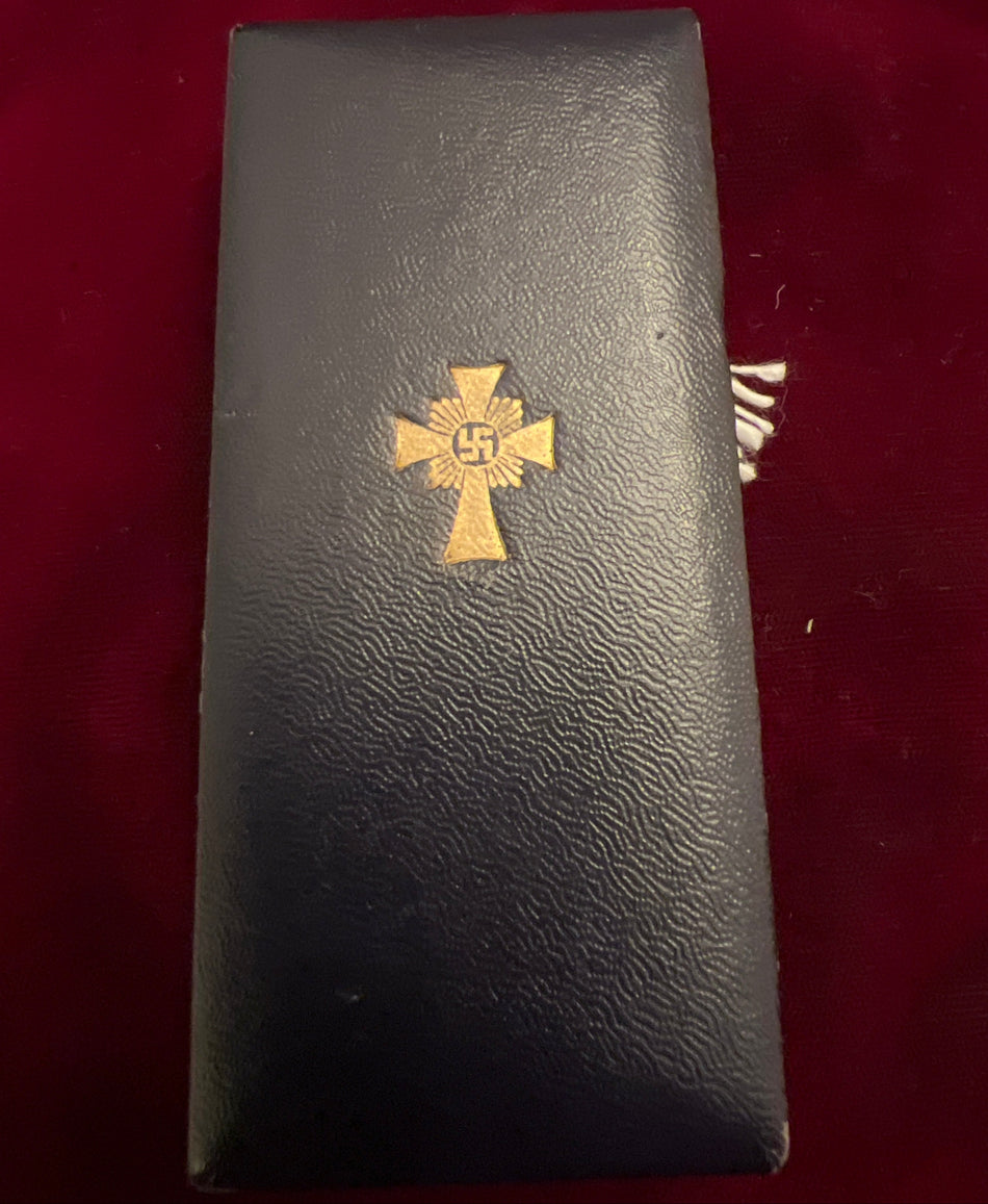 Nazi Germany, Mother's Cross, 1st class, in original case marked for Carl Polelath, a good example of type