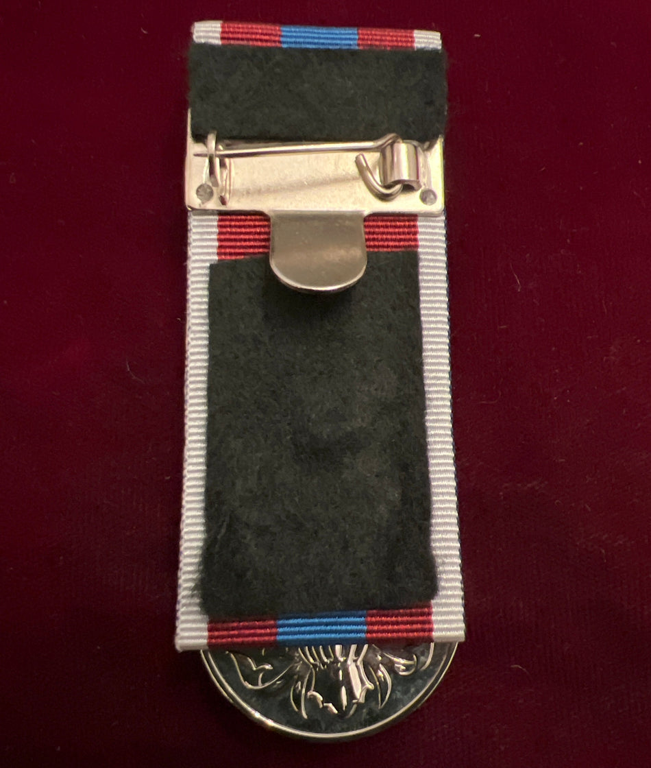 Queen Elizabeth II Platinum Jubilee Medal, 2022, court mounted for wear