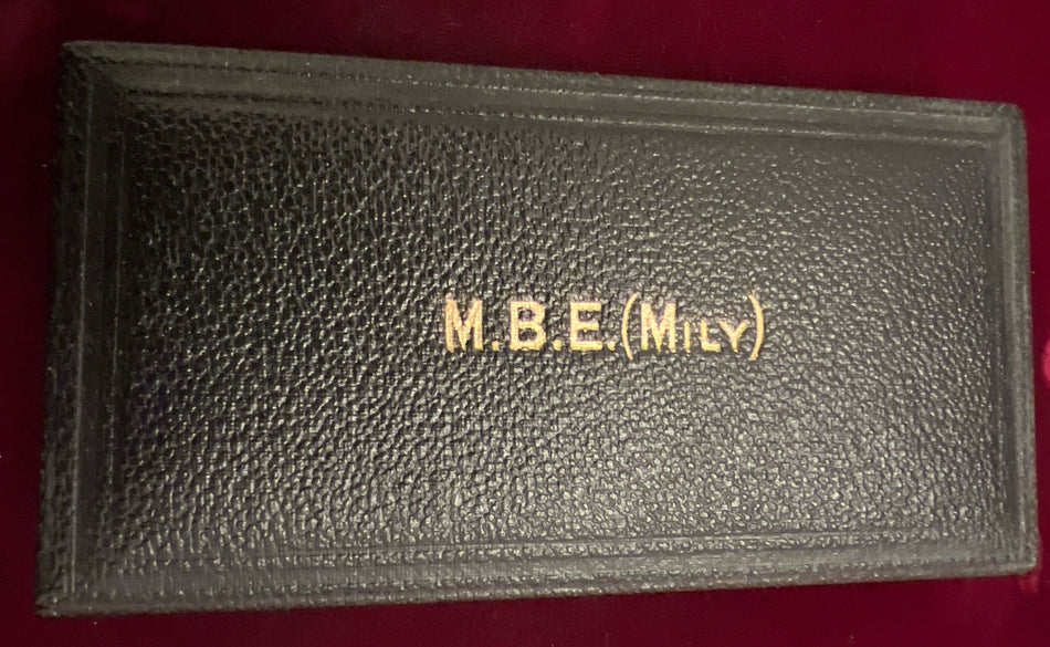 Member of the British Empire (MBE), military, Elizabeth II issue, in original fitted case