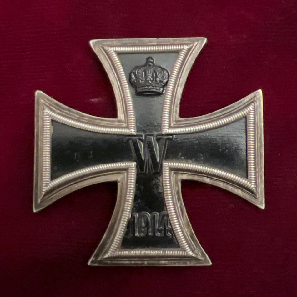 Imperial Germany, Iron Cross, 1st class, maker marked WS, a good example of type