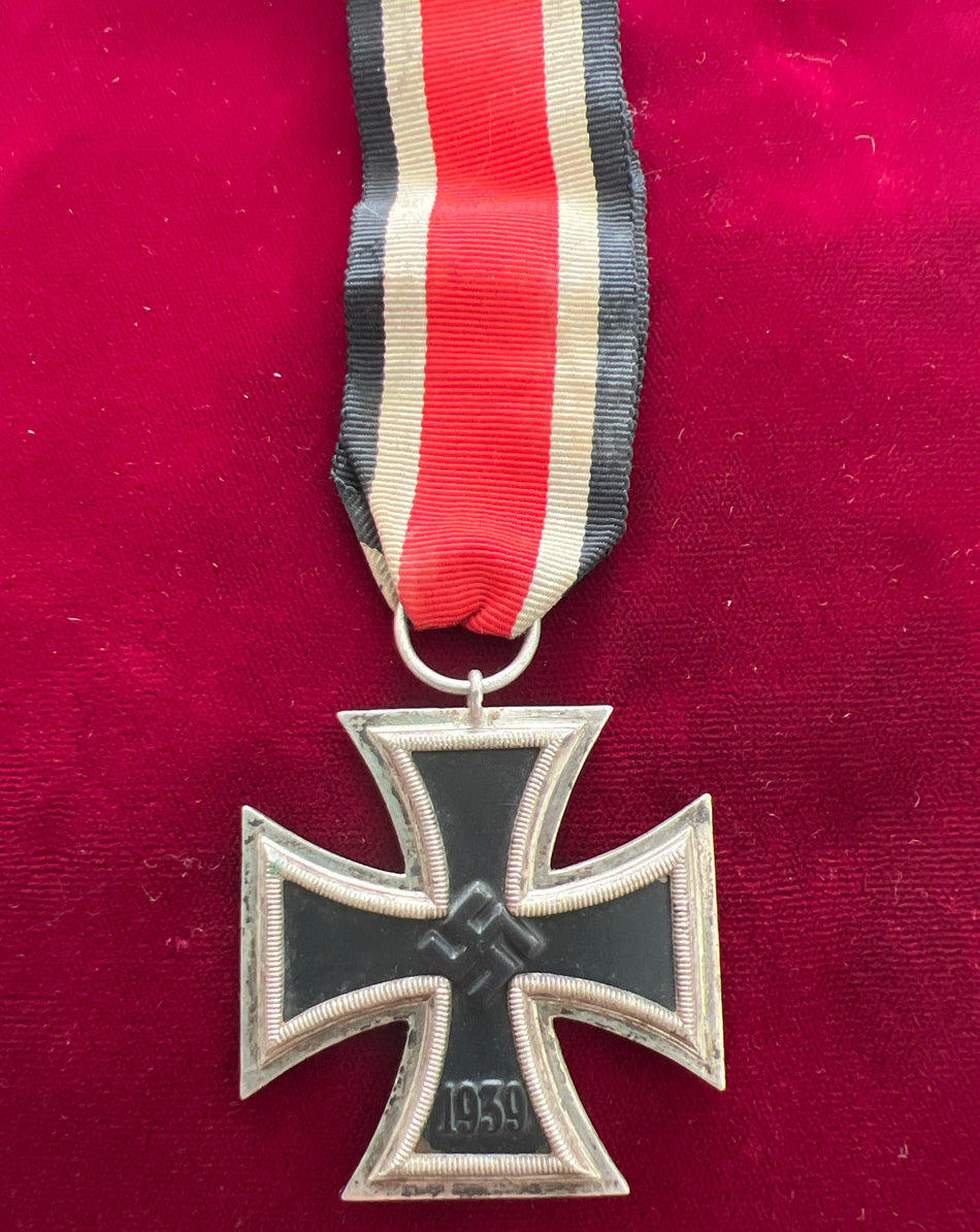 Nazi Germany, Iron Cross, with original long ribbon, unmarked, a good example