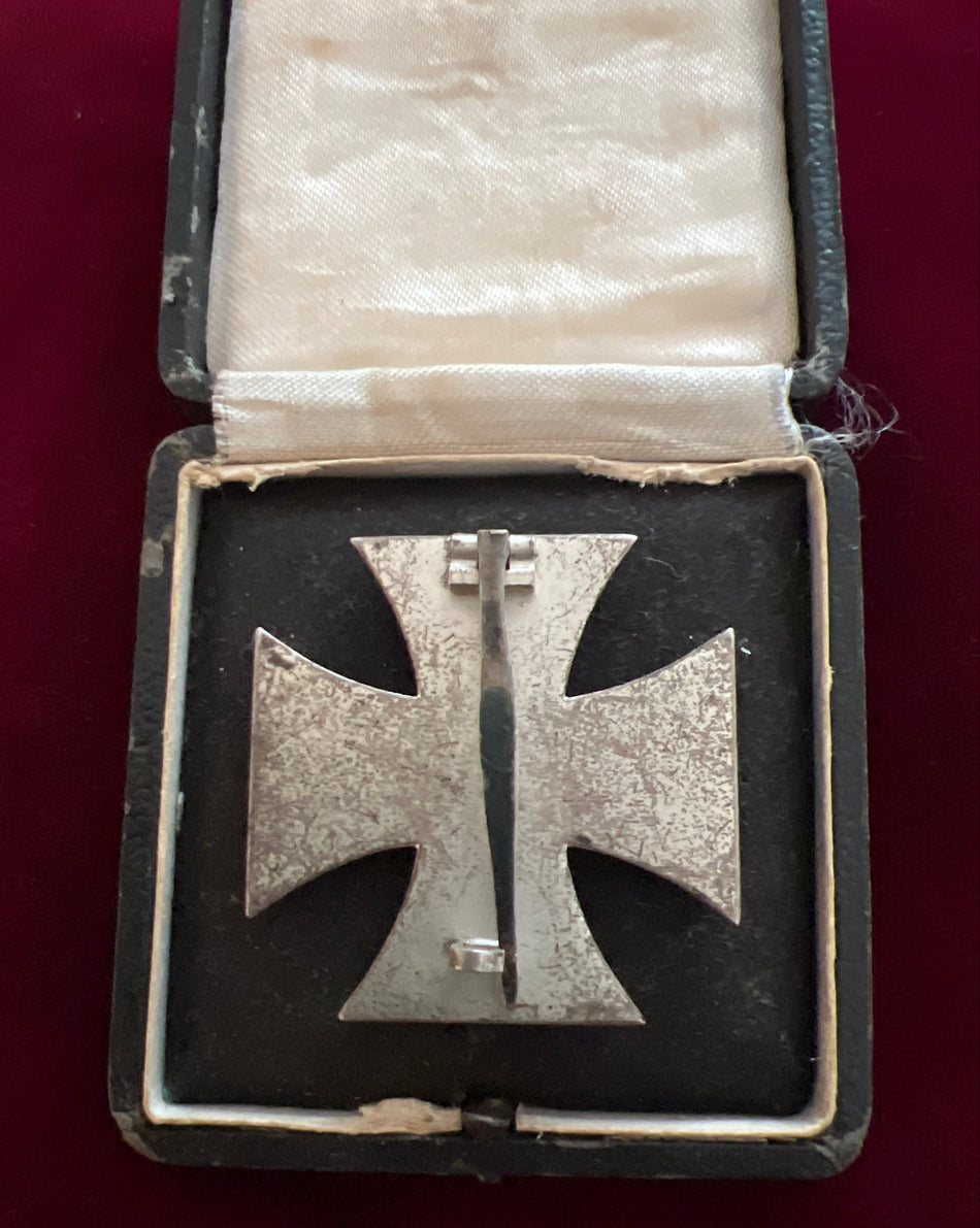 Nazi Germany, Iron Cross, 1st class, unmarked but good example of type, in original case