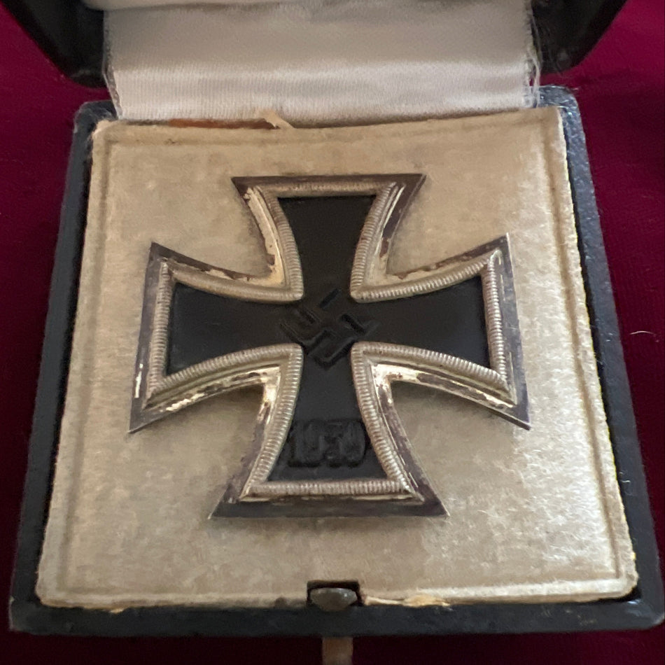 Nazi Germany, Iron Cross, 1st class, in case, maker marked number 26