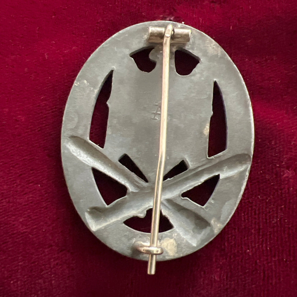 Nazi Germany, Infantry Assault Badge, maker marked A, some wear