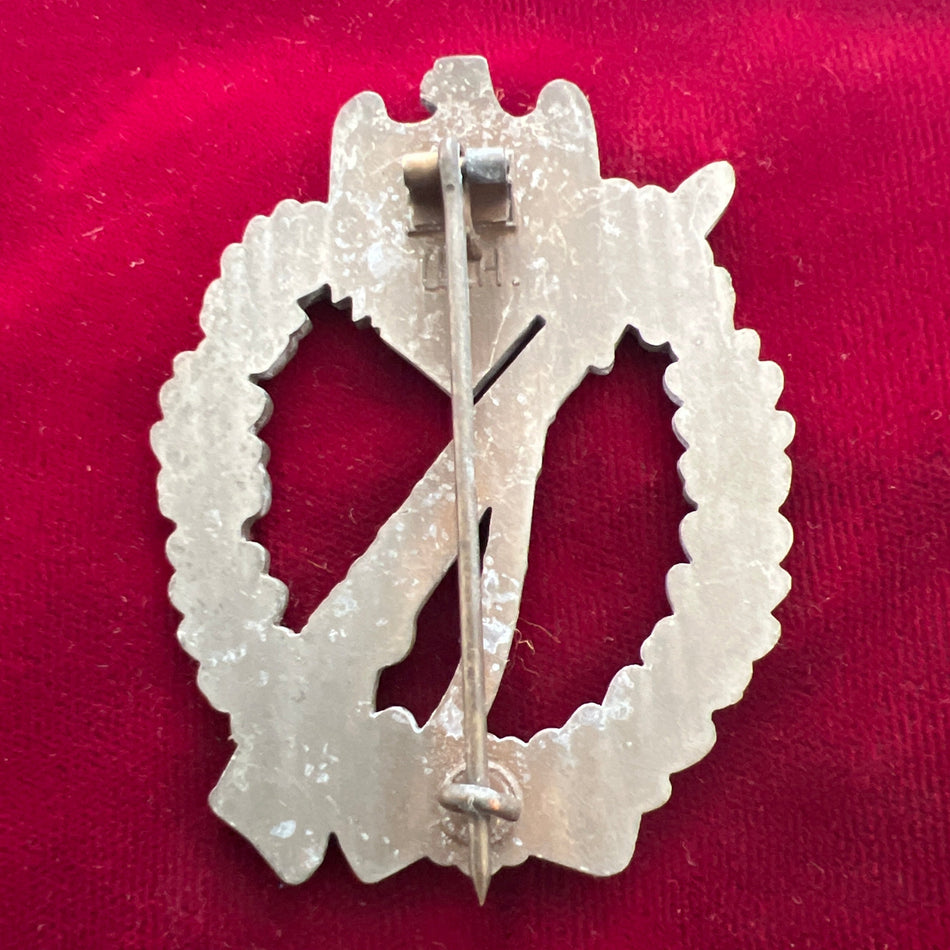 Nazi Germany, Infantry Assault Badge, maker marked W.H., some wear