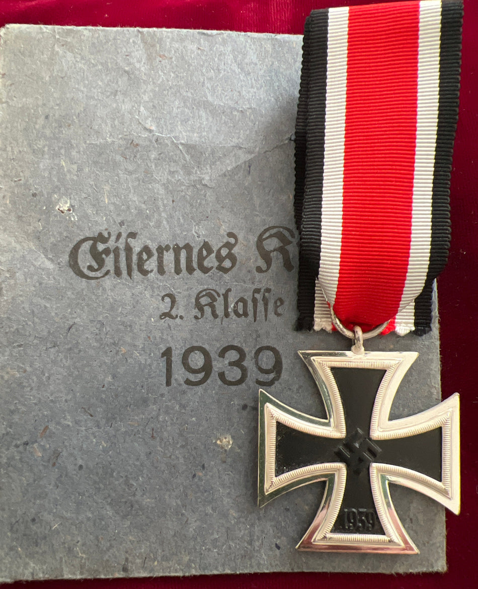 Nazi Germany, Iron Cross in mint condition with original packet, scarce