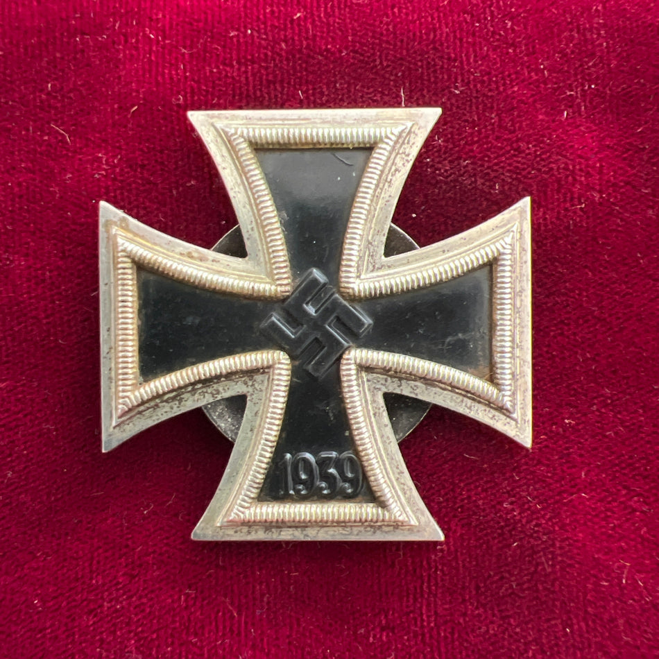 Nazi Germany, Iron Cross, 1st class, screw back, maker marked L/21, a good example of type