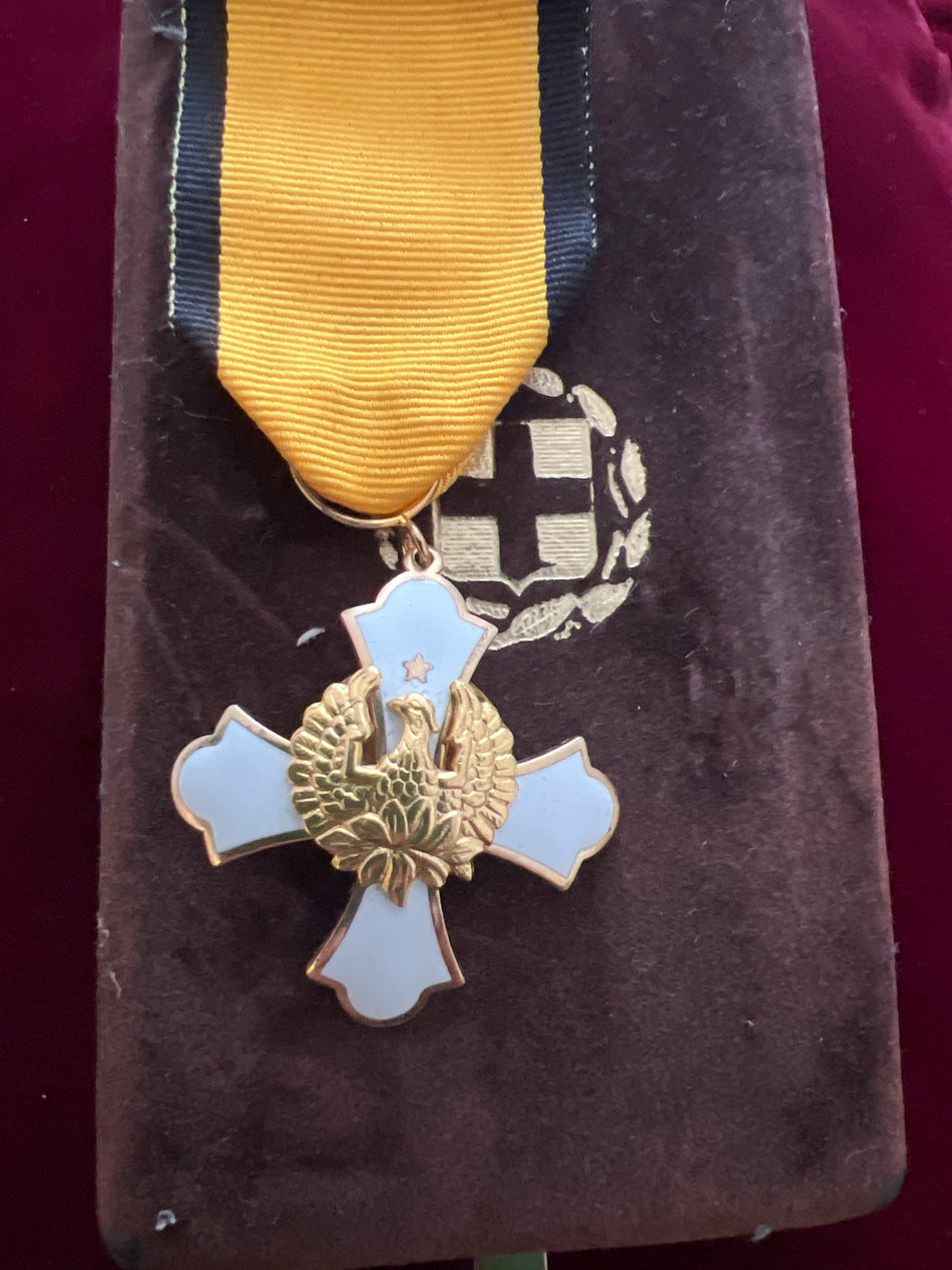 Greece, Order of the Phoenix, civil division, 4th class, in fitted case