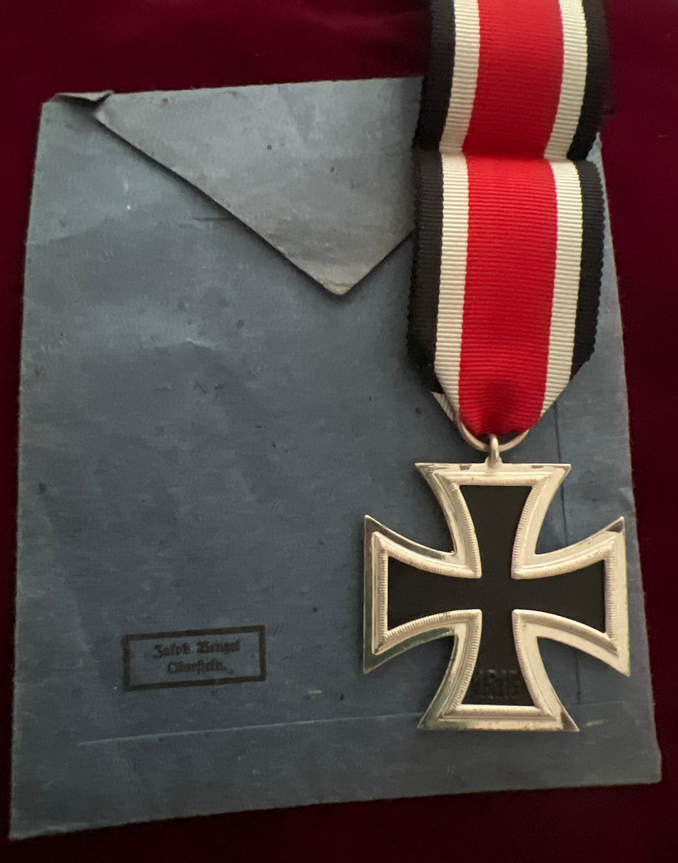 Nazi Germany, Iron Cross, with original packet & ribbon in unissued condition