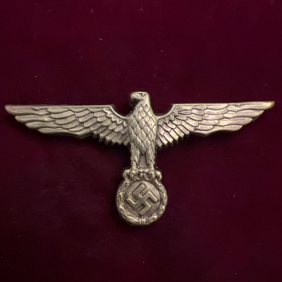Nazi Germany, Kriegsmarine Tropical Pith Helmet Eagle, scarce