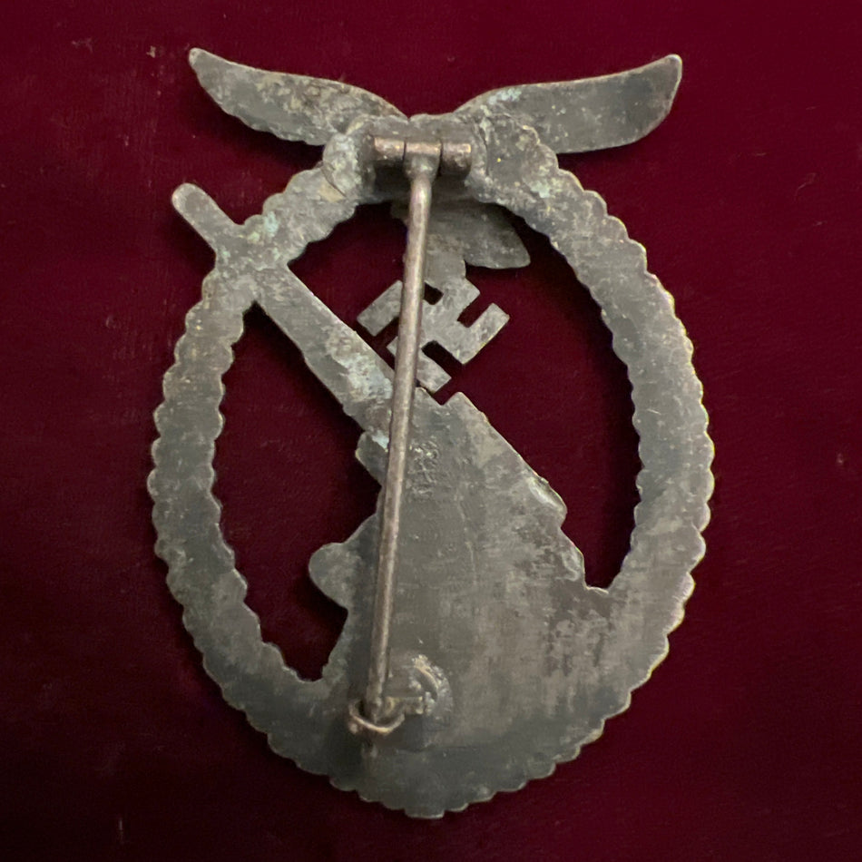 Nazi Germany, Luftwaffe Flak Badge, unmarked, a good example of type