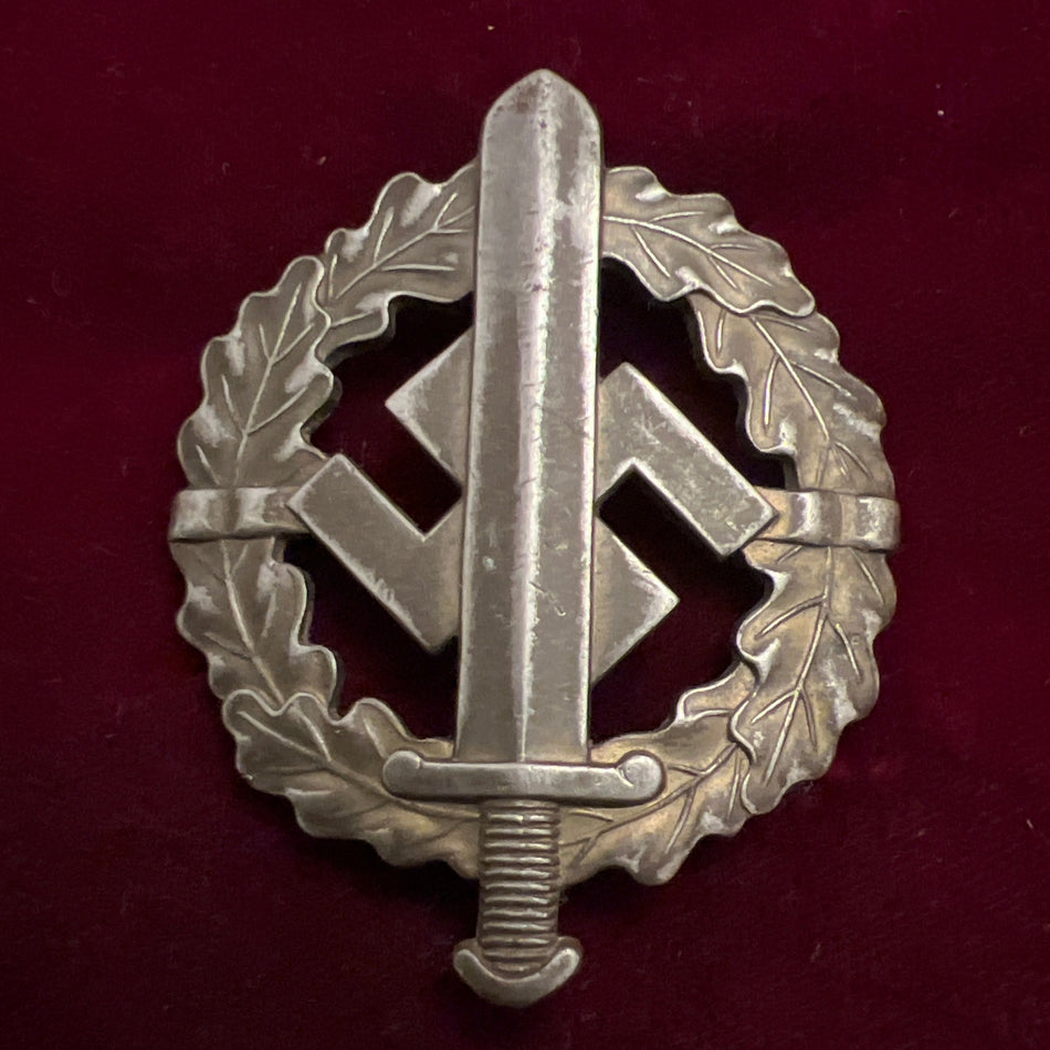 Nazi Germany, S.A. Sports Badge, bronze, number 699536, some wear