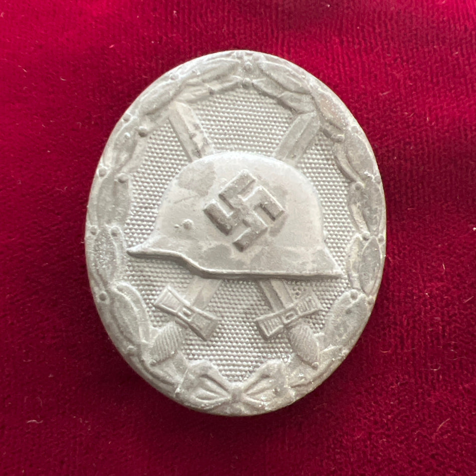 Nazi Germany, Wound Badge, silver grade, maker marked L/11, some wear