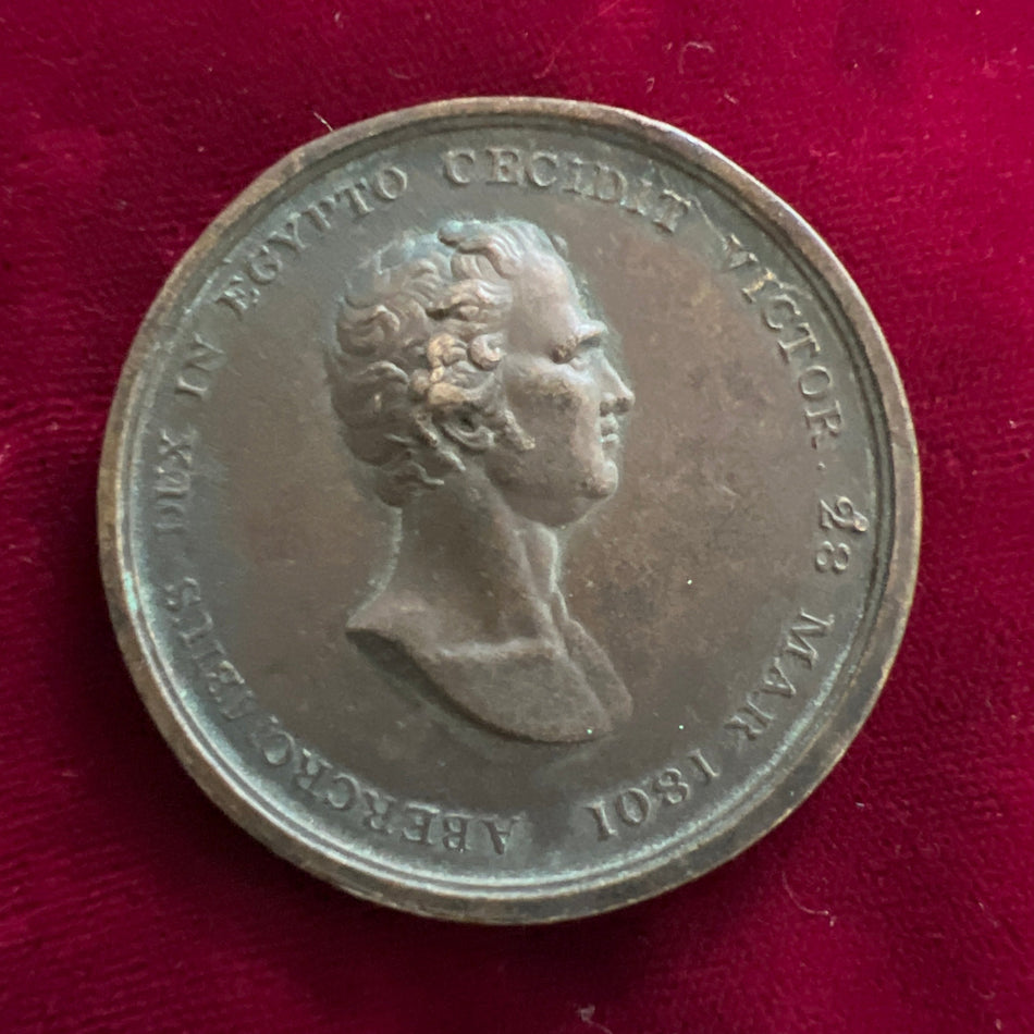 Highland Society Medal in bronze, 1801, some wear, marked on edge, scarce