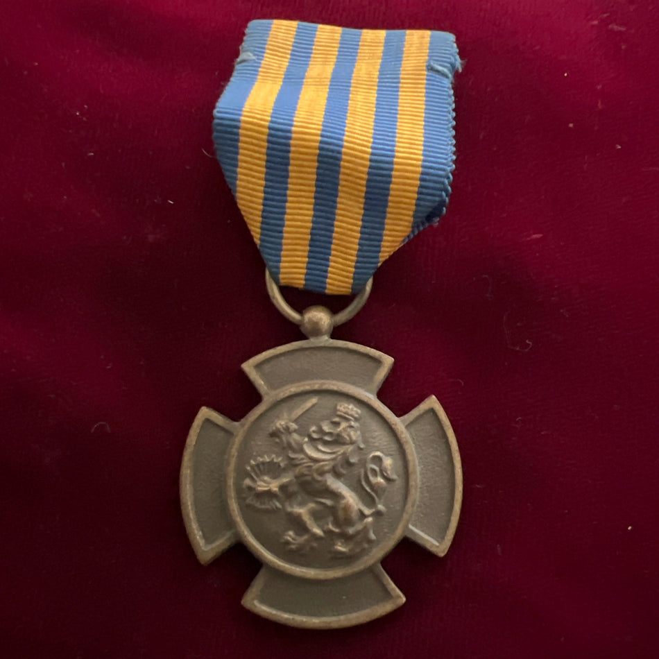 Dutch Medal of Merit, WW2, in bronze, a good example of type