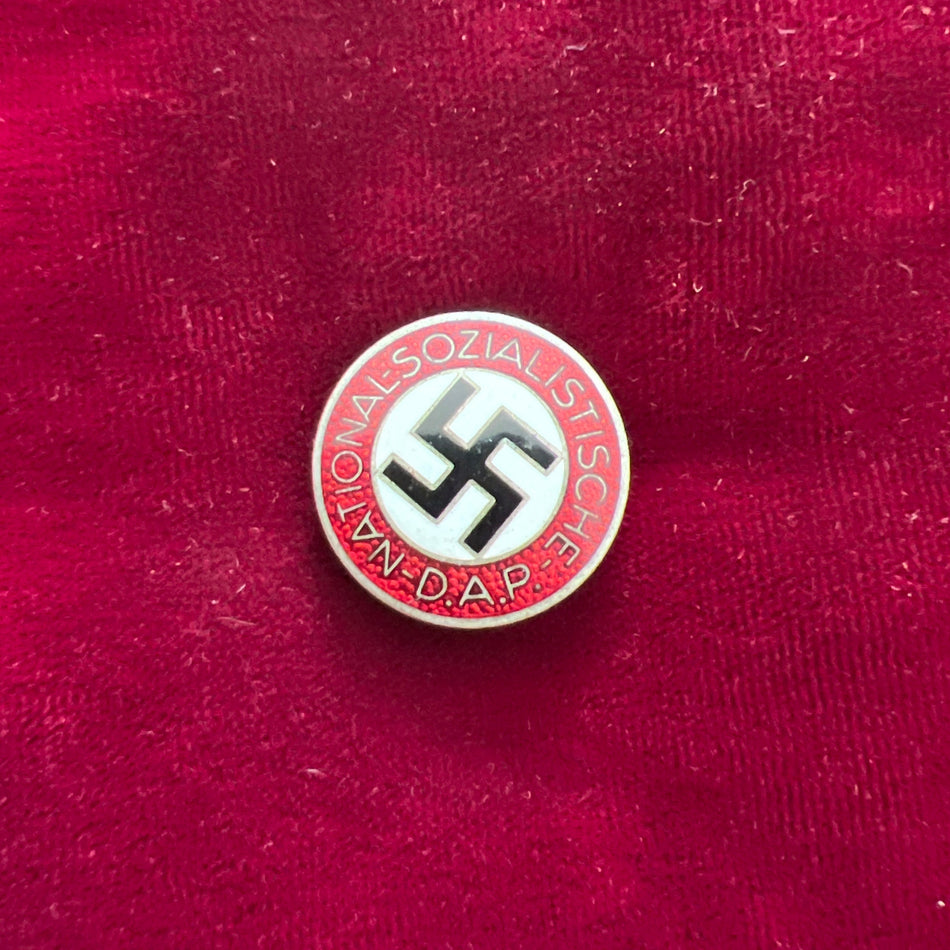 Nazi Germany, NSDAP Party Badge Pin, a good example