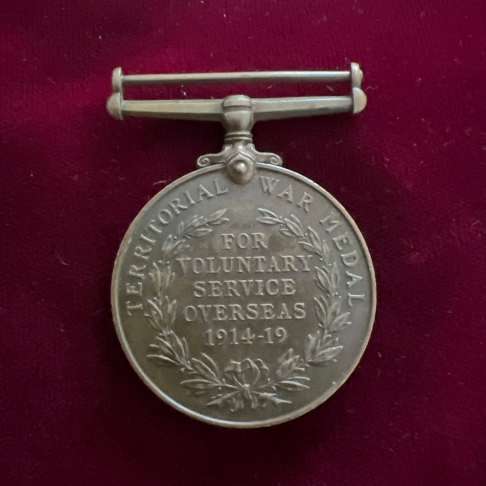 Territorial Force War Medal, 1914-18, to 1167 Private G. Bowles, Royal West Kent Regiment