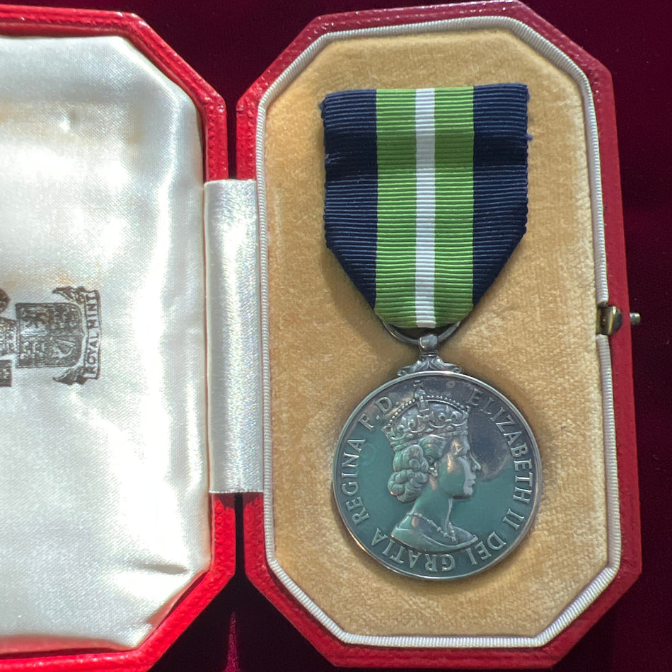 Colonial Prison Service Medal, unnamed as issued, with original case of issue, scarce