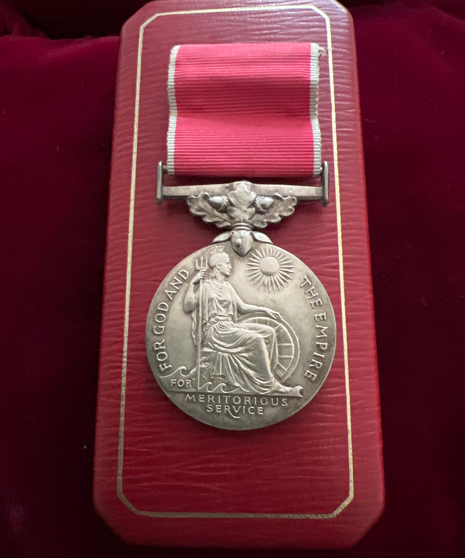 British Empire Medal, Elizabeth II issue, to Thomas George Brown