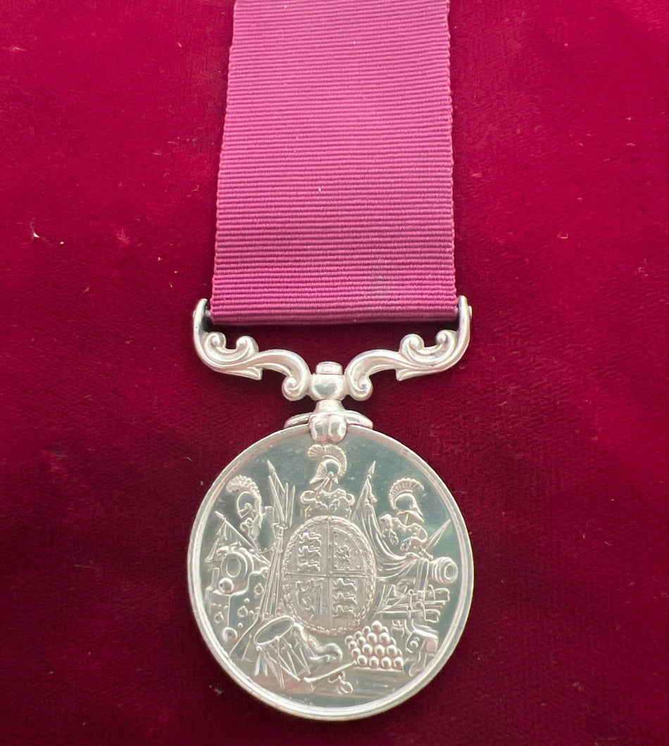 Victorian Army Long Service & Good Conduct Medal to 1401 Private G. Blackburn, 45th Foot, Nottinghamshire Regiment