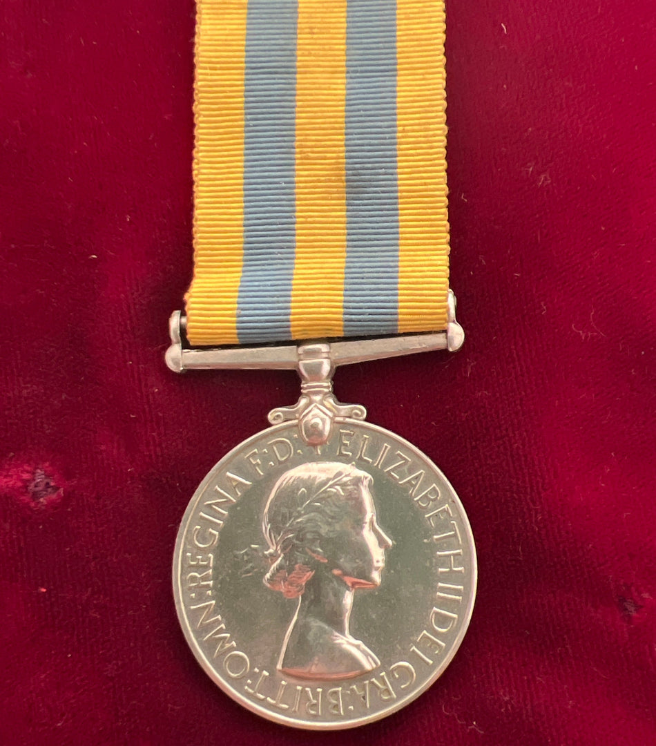 Korea Medal to 22288298 Gunner J. Hall, Royal Artillery