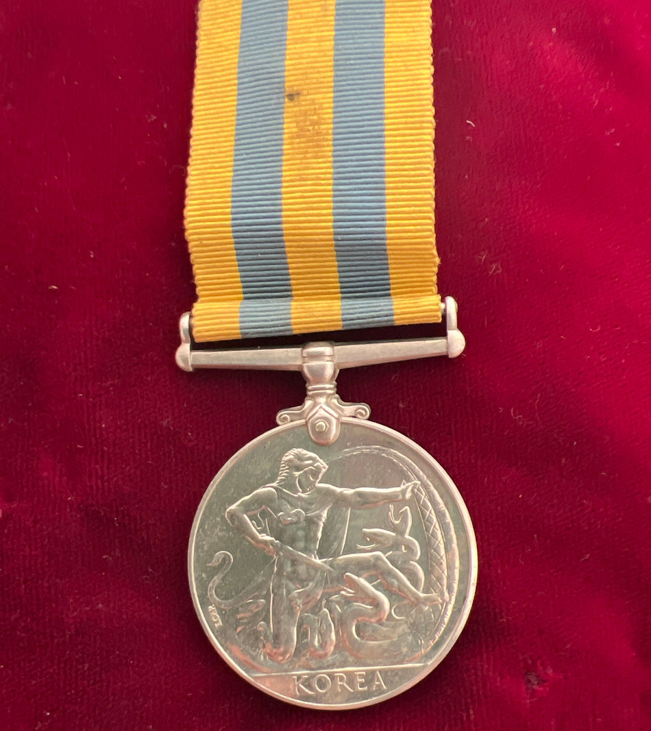 Korea Medal to 22288298 Gunner J. Hall, Royal Artillery