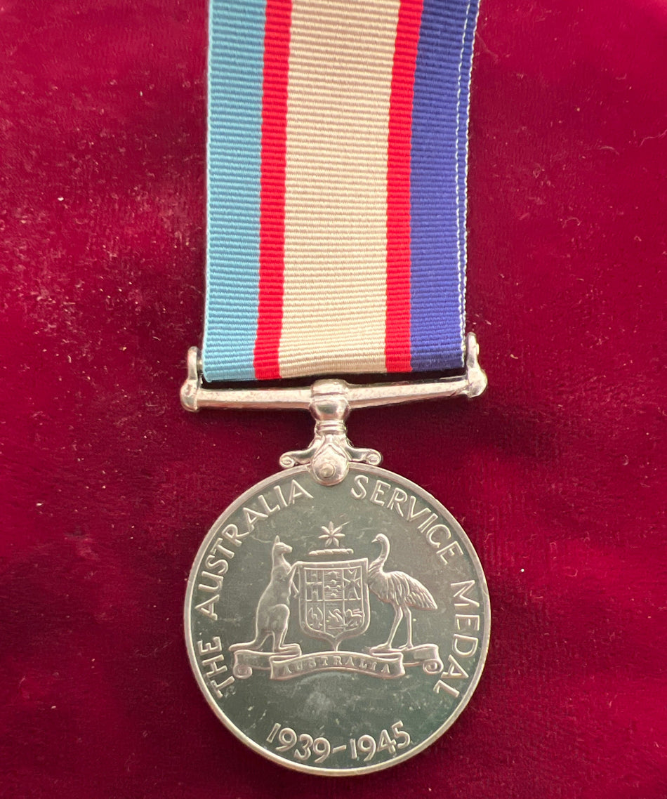 Australia Service Medal 1939-1945 to NX8861 Private A.G. Weeks, 2/1st Australian General Hospital, WW2