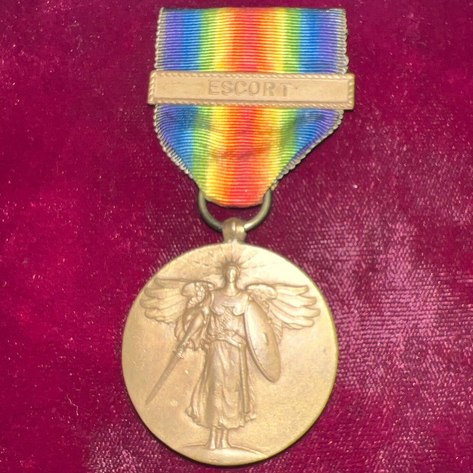 USA, WWI Victory Medal with Navy 'Escort' clasp, 1917-1918