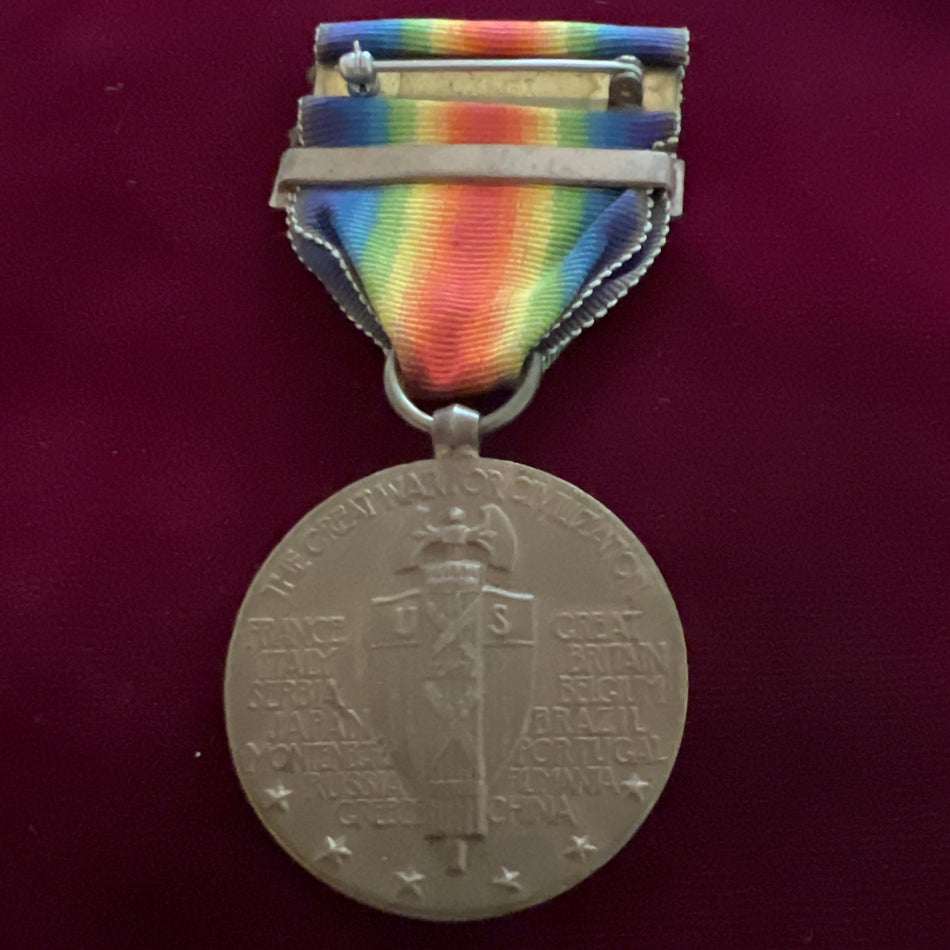USA, WWI Victory Medal with Navy 'Escort' clasp, 1917-1918