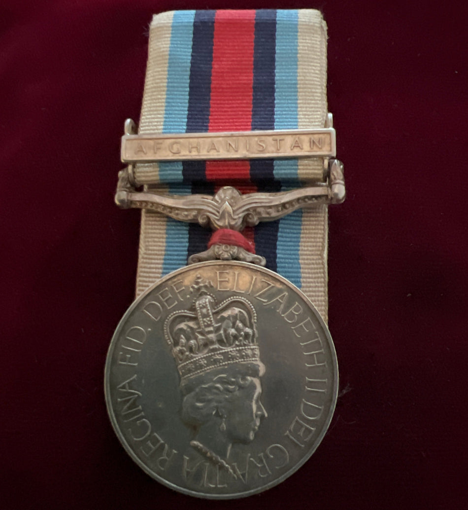 Operational Service Medal for Afghanistan to 30012883 Spr. S.F. Teasdale, Royal Engineers