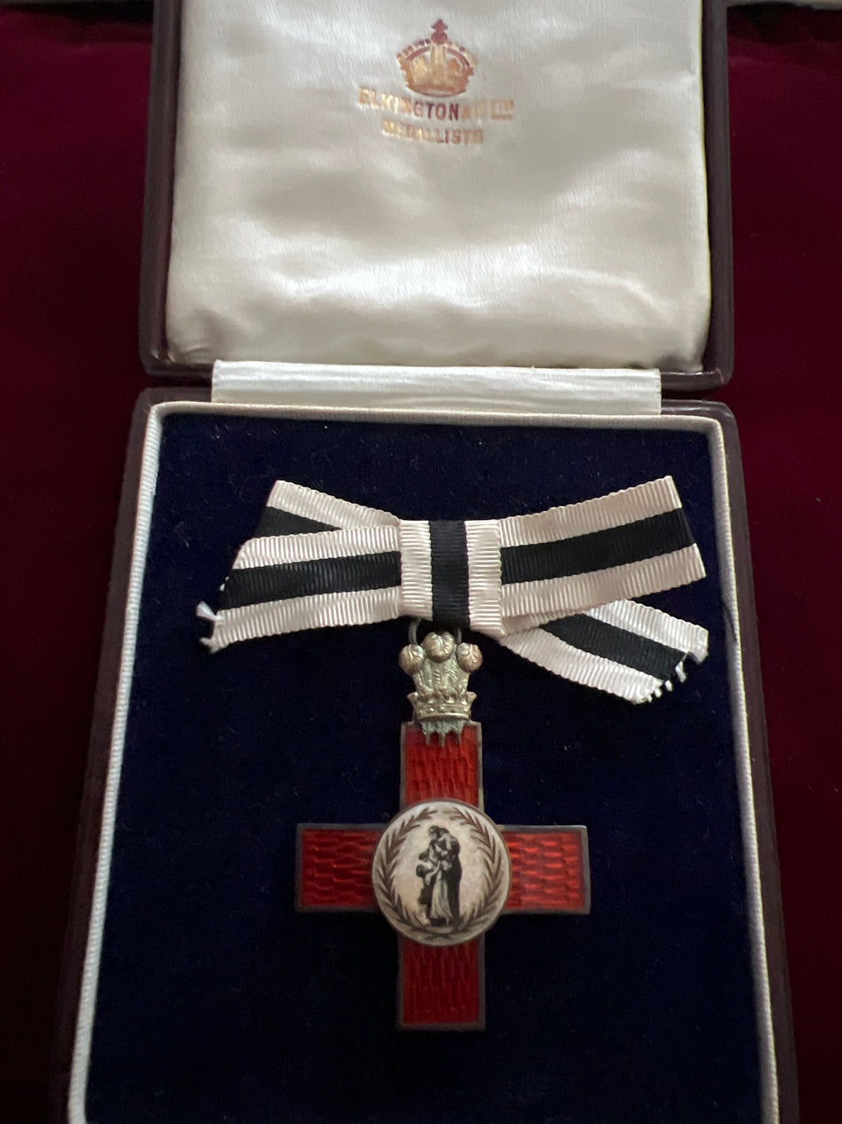 League of Mercy Medal in original case by Elkington