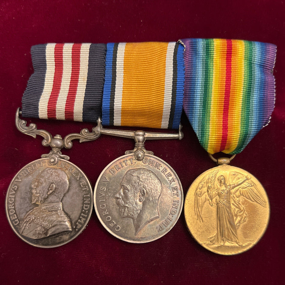 Military Medal and First World War pair to 131298 A./L.Cpl. F. James, 21 Machine Gun Corps
