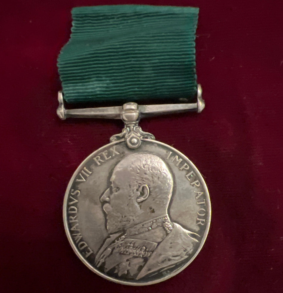 Volunteer Long Service Medal to 2920 Corporal W. Roffe, 1st Volunteer Battalion, Royal West Kent Regiment