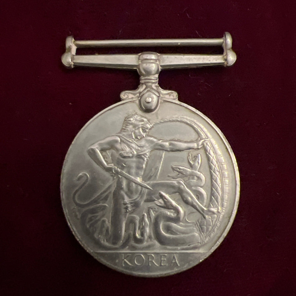 Korea Medal to D/SSX 860109 Able Seaman T. J. Trow, Royal Navy