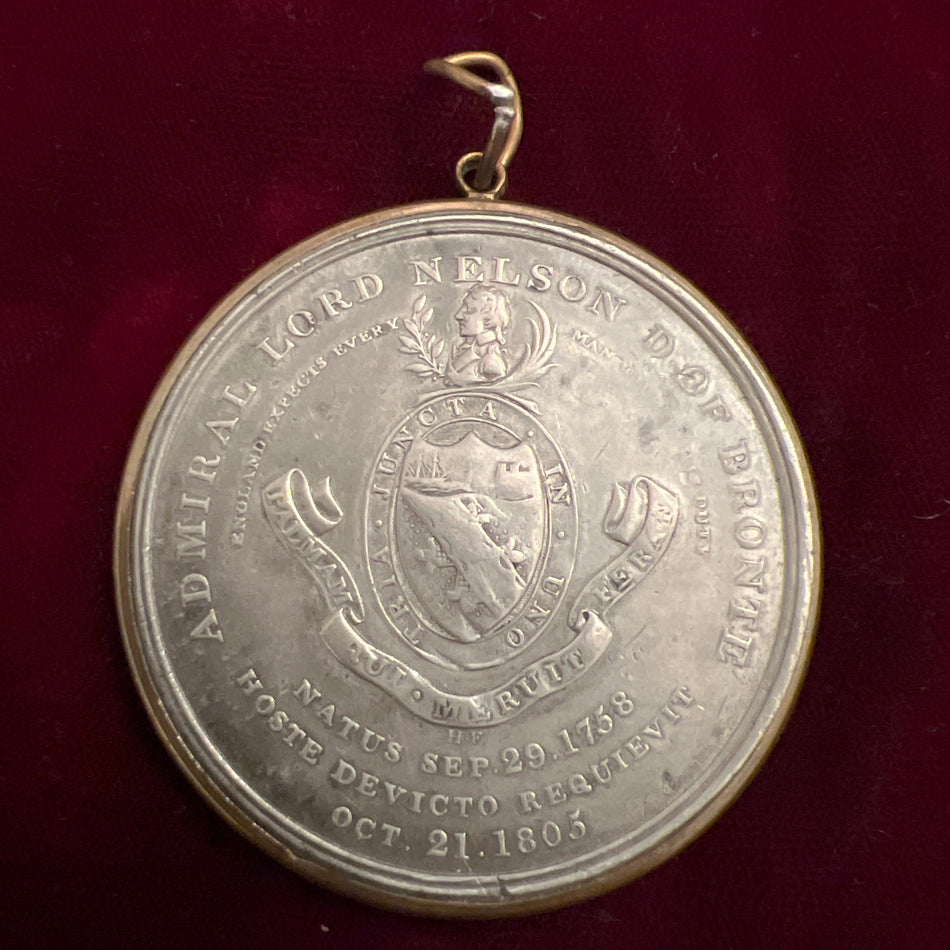 Alexander Davison’s Medal for Trafalgar, 1805, a good original example with slight wear