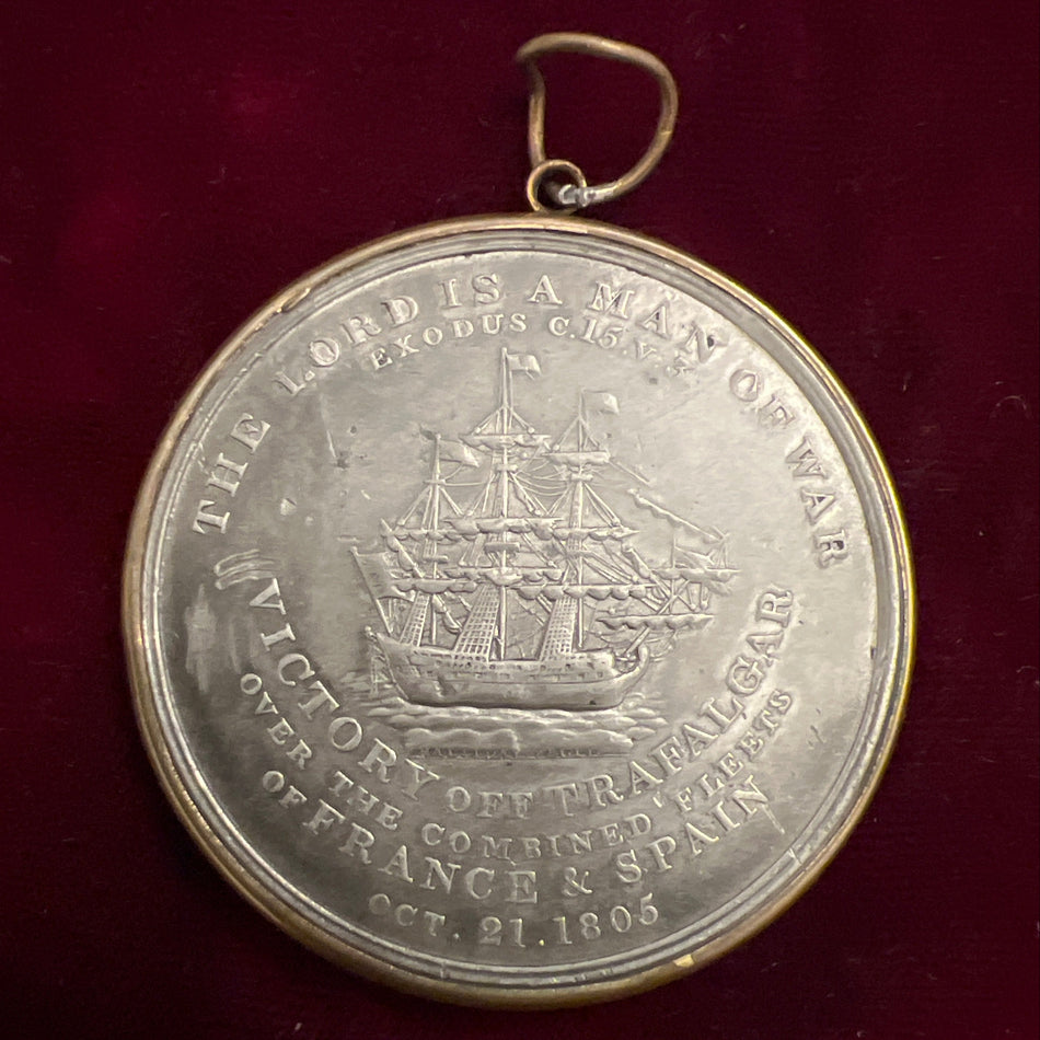 Alexander Davison’s Medal for Trafalgar, 1805, a good original example with slight wear
